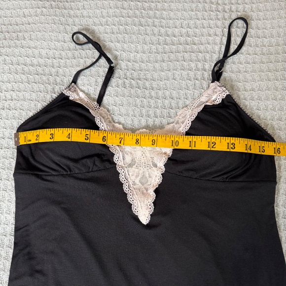 NWT Victorias Secret Lingerie Womens Medium Black Babydoll Sexy Lace Padded Cups - Picture 6 of 8